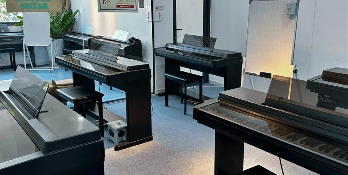 Không gian học tập hiện đại, thân thiện, tối ưu cho học nhạc